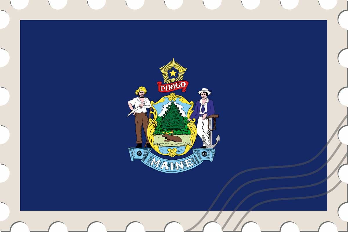 Maine flag