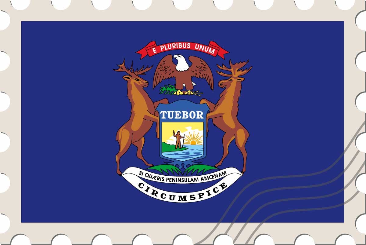 Michigan flag